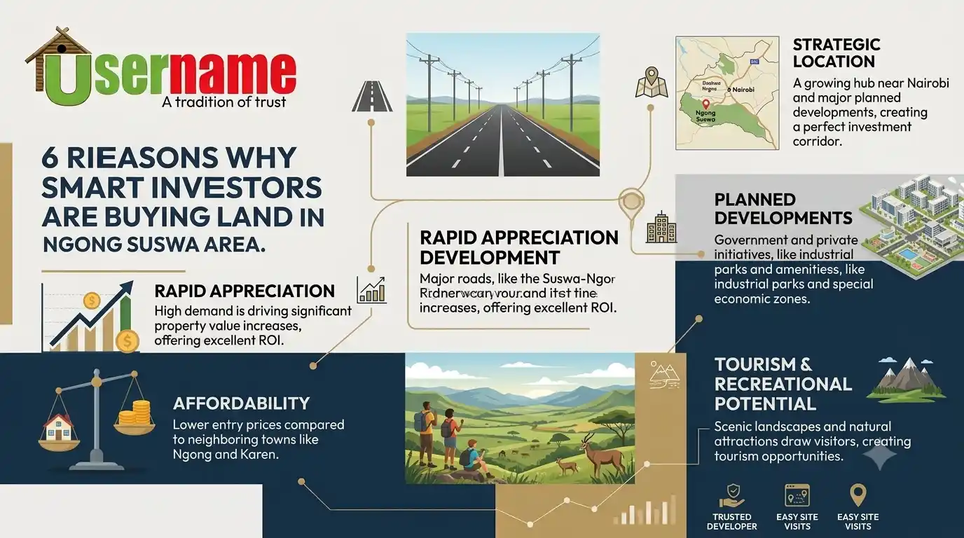 6 Reasons Why Smart Investors Are Buying Land in Ngong Suswa Area. 