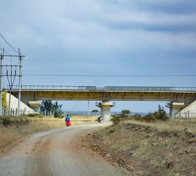 Grading, murraming and compacting of access road leading to Selim Plains - Konza from Konza city now complete