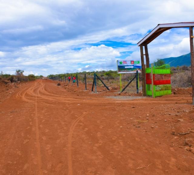 Grading of Access Roads and Perimeter Fence now complete
