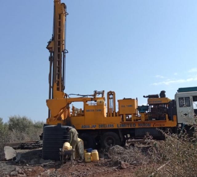 Drilling of a Borehole Now Complete 