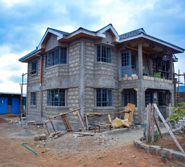 Clients who invested in Ngong Blossom now building their own homes