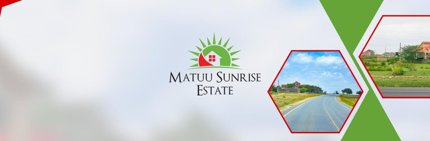 The Sunrise Estate Matuu. Land and plots for sale in Matuu Machakos county.