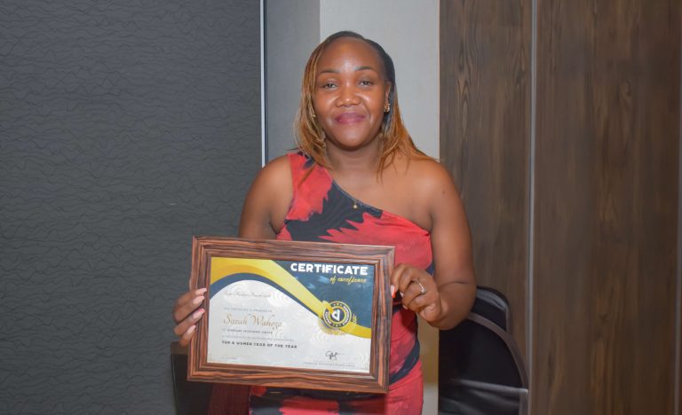 Sarah Wahogo, Username Investment Ltd. CEO was recognized among the Top 5 Women in Real Estate at the recent Dependable Brands Awards 2024 awards held at TradeMark Hotel, Village Market.
